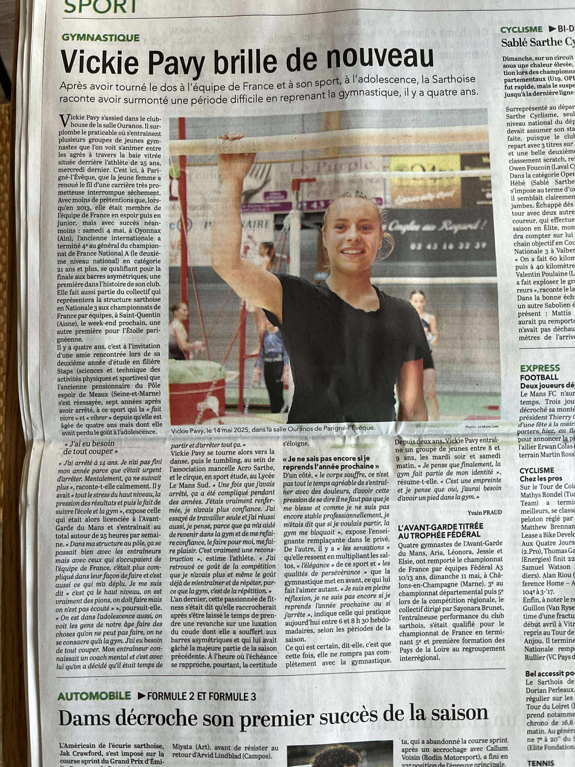 OUEST FRANCE 05/25